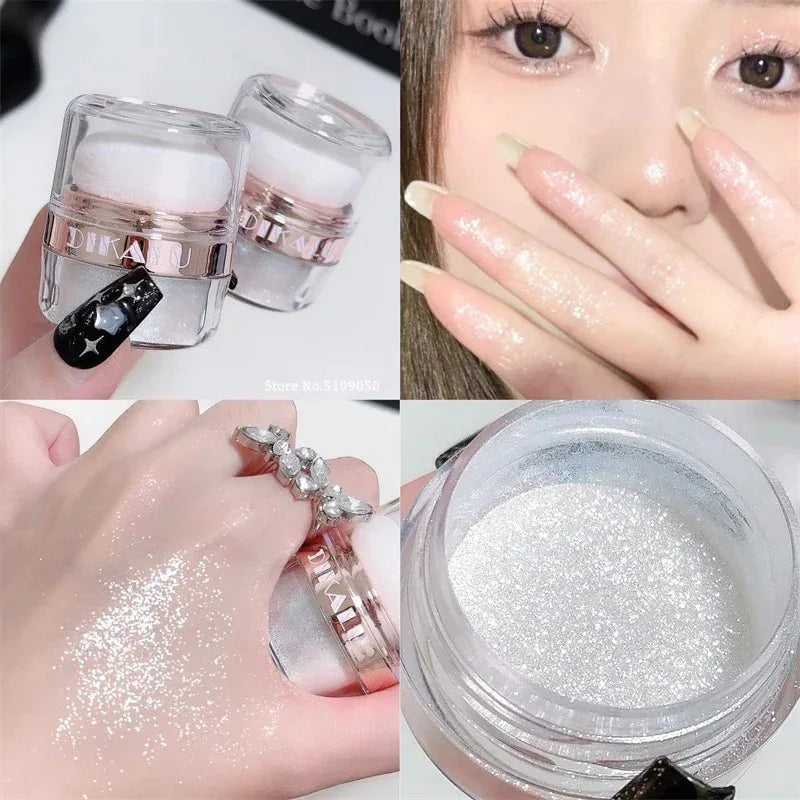 Glitter Fairy Highlight Patting Powder Moonlight White Body