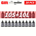 Universal Puncture Repair Car Motorcycle Tubeless Tires Rubber Screw Zpaxo 20Pcs Mixed