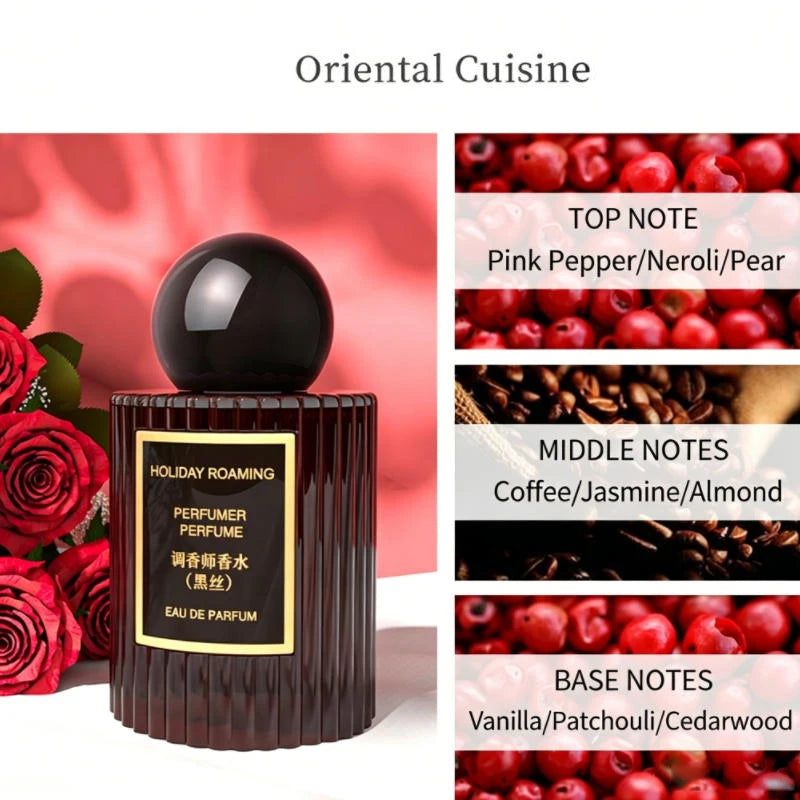 Gourmand Oriental Perfume With Fruity Floral Coffee Vanilla Cedarwood Notes Rich Warm Scent Romantic Gift Lasting Fragrance Zpaxo