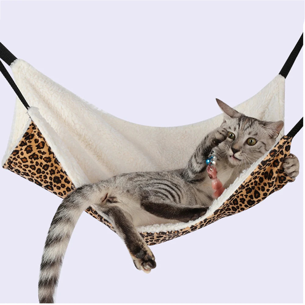 Ultra-soft Winter Warm Pet Bed Hanging Hammock House Cats Small Dogs