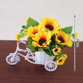 Design Flower Basket Storage Party Decoration New Plastic White Tricycle Bike Zpaxo Style5