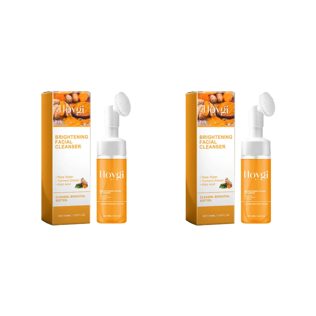 Turmeric Kojic Acid Foaming Facial Cleanser – Acne & Brightening Foaming Facial Cleanser Zpaxo 2Pcs 100ml Boxed