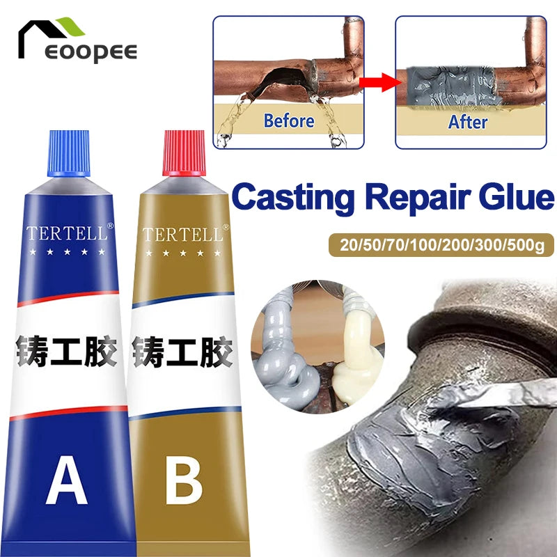 Extra Strong Glue Magic Repair AB Casting Liquid Metal Paste Cold