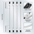 Soldering Helping Hand Flexible Arms Metal Alligator Clip Welding Clamp Holder For Electronics Repair RC Model PCB Assembly 8PCS Zpaxo 8pcs
