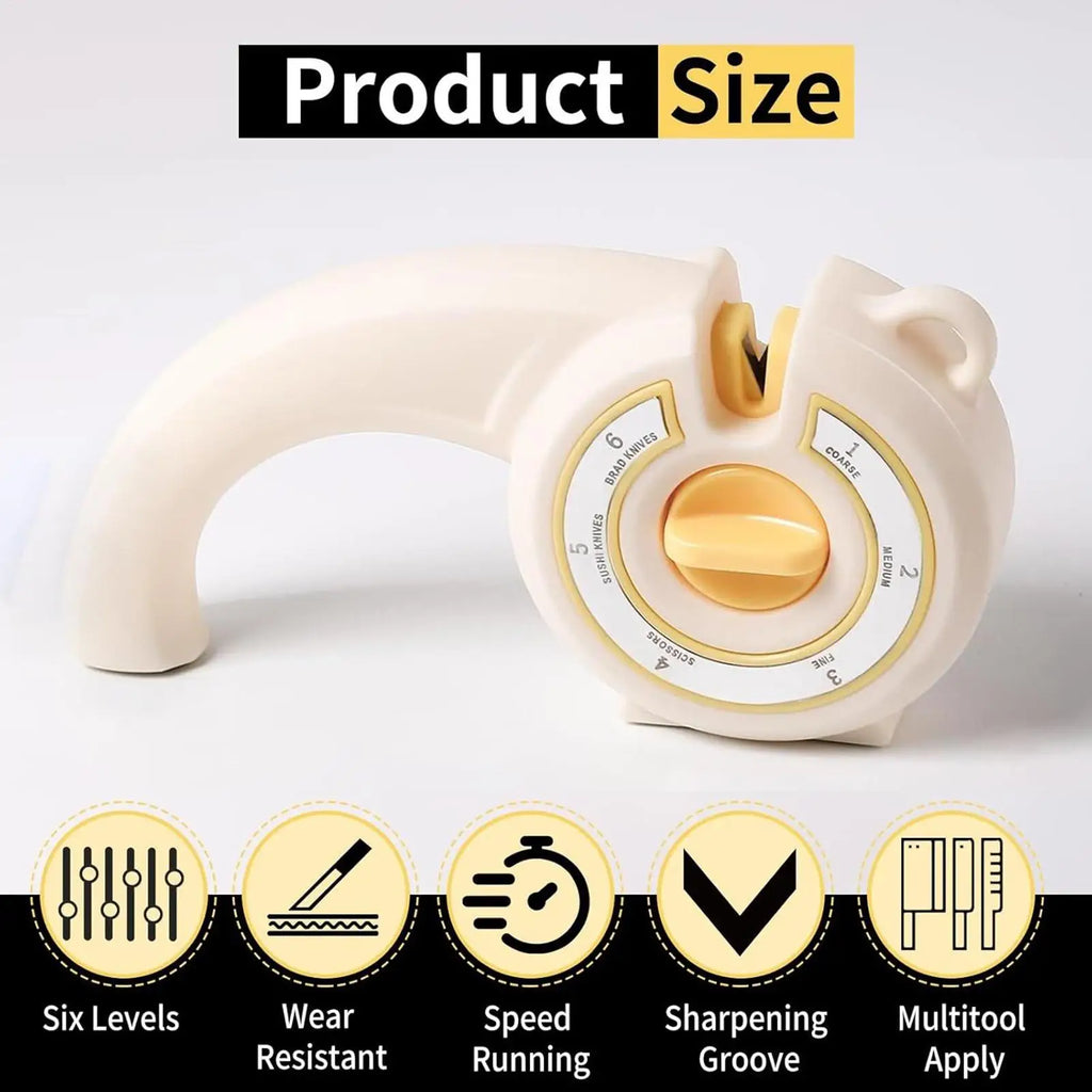 Cutter Sharpener Tool Knob Angle Control Kitchen Gadgets Slicing Home