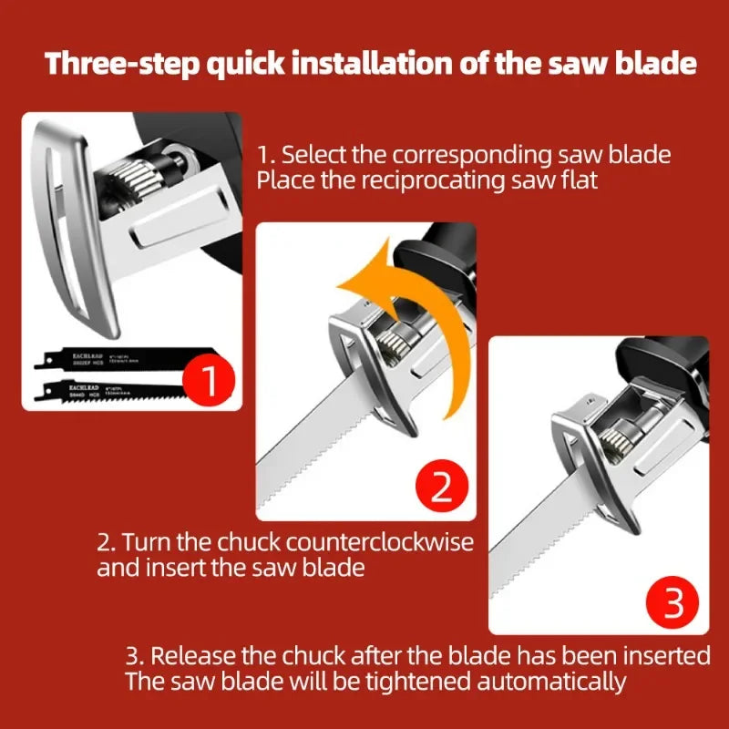 Cordless Reciprocating Saw Dewalt 18V 20V Battery Electric Cutting