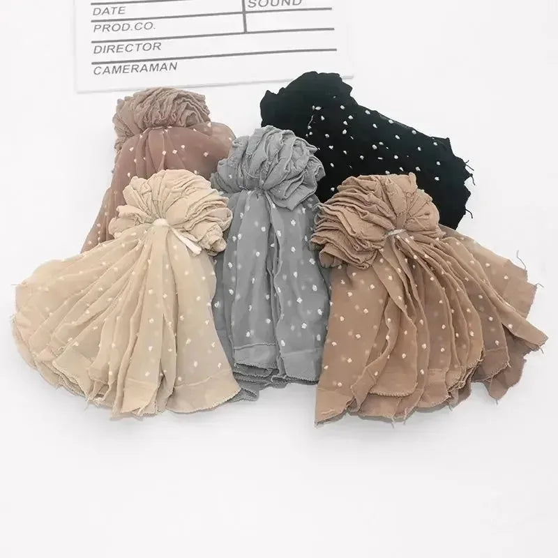 Women's Ultra-Thin Nylon Dot Ankle Socks – 10 or 30 Pairs