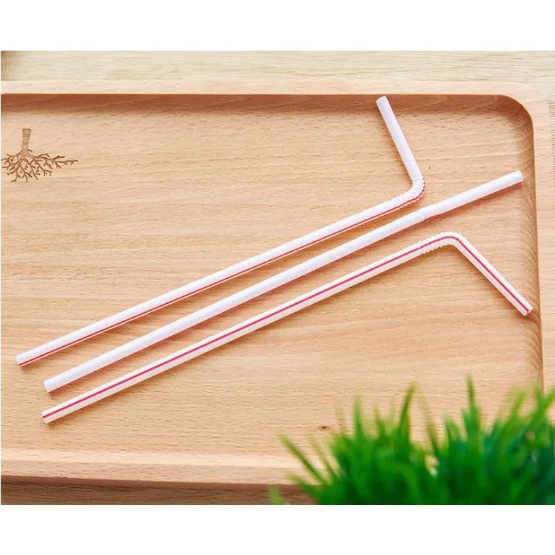 1000pcs Plastic Drinking Straws Disposable Straws Colorful Straws Wedding Party Birthday Milktea Juice Straw Bar Accessories Zpaxo