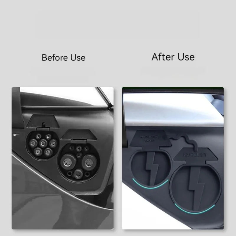 Tesla Model 3 & Model Y Silicone Charging Port Cover CCS EU