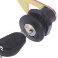 Motorcycle Scooter Rear Trunk Box Lock with 2 Keys – Metal