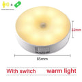 Motion Sensor LED Night Light – Rechargeable Magnetic Wall Lamp Motion Sensor Night Light Zpaxo Warm Lamp 1PC