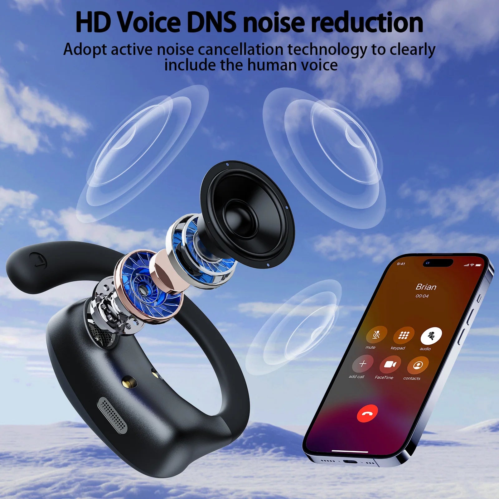 Smart AI Language Translation Earbuds Bluetooth-compatible Real-time