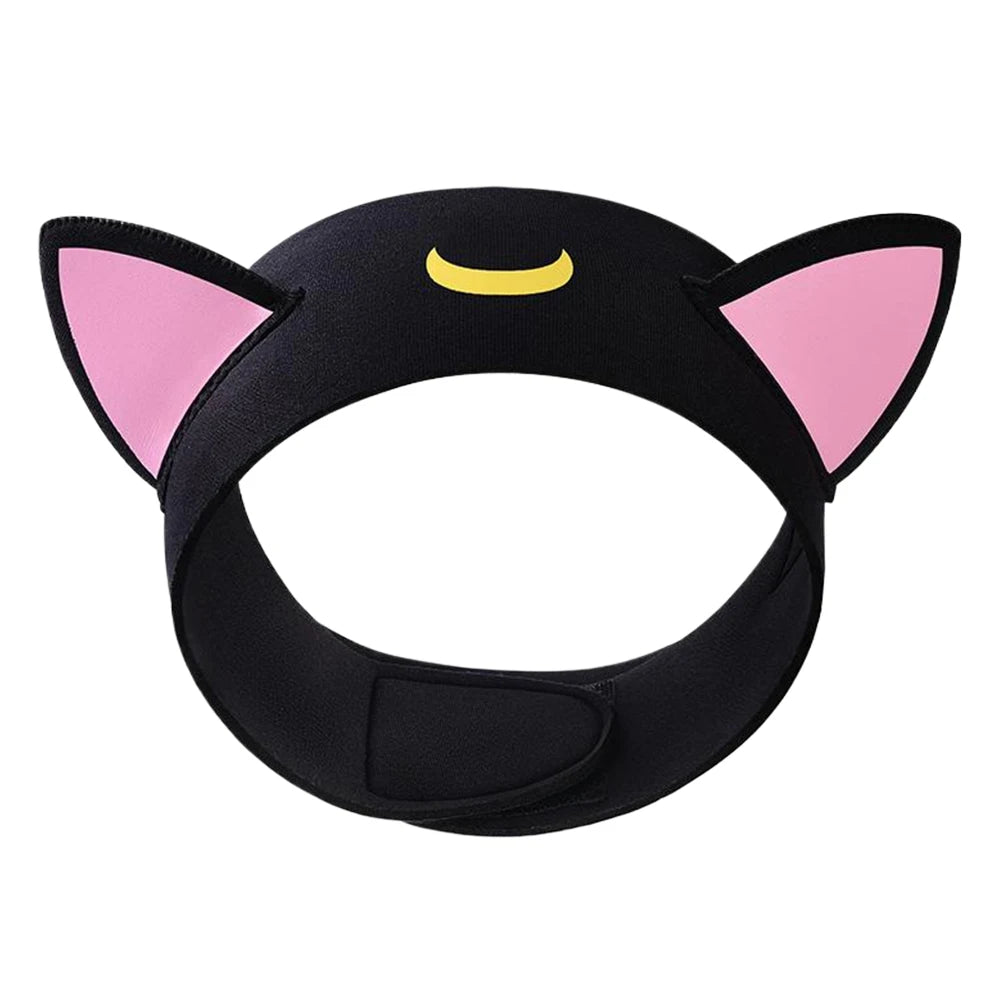 Cat Ears 3mm Neoprene Diving Headband Adjustable Dive Hairband Hair Protection Band Wetsuit Hood for Snorkeling Surfing Zpaxo 1PC