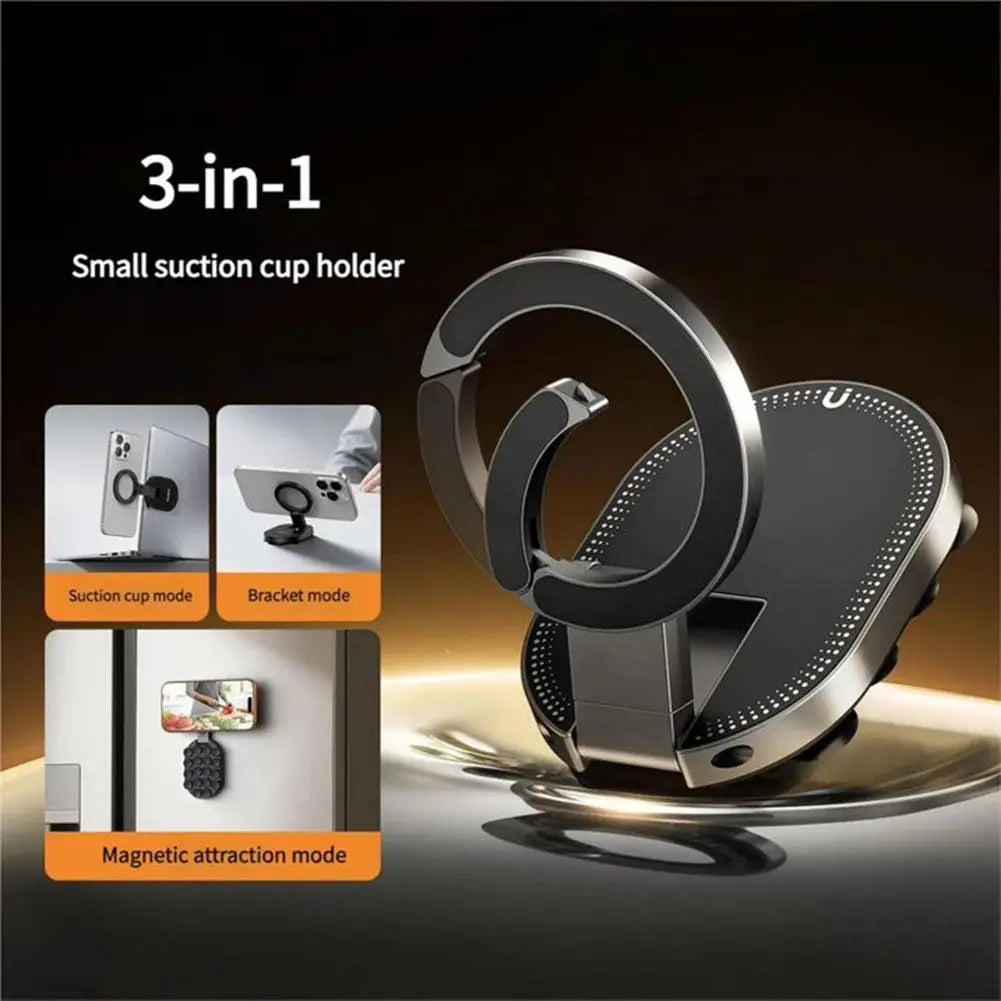 3-in-1 Magnetic Phone Holder – Suction Cup Wall Mount Stand Magnetic Phone Holder Zpaxo