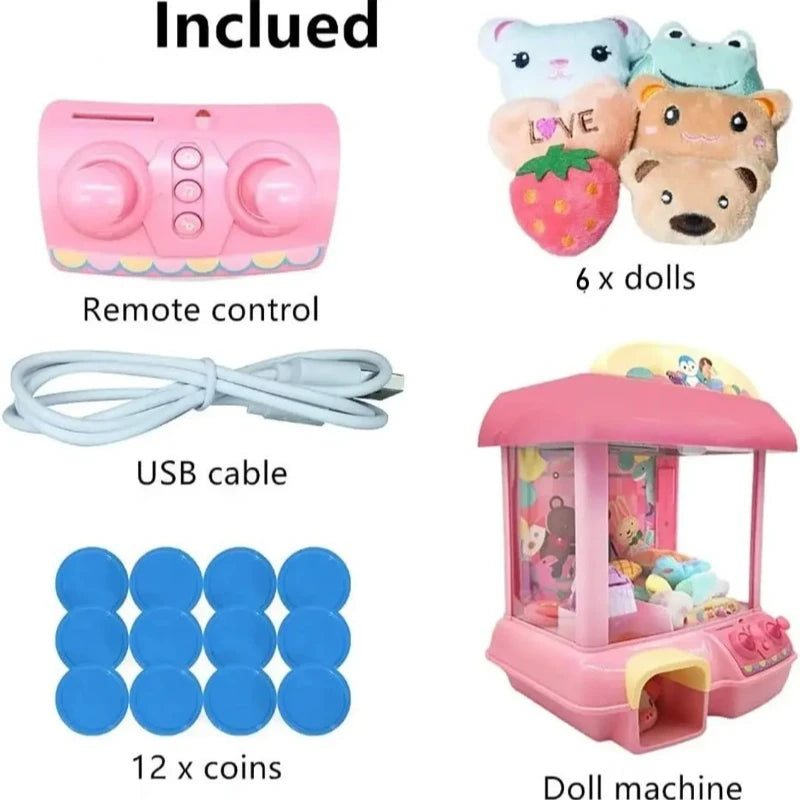 Homemade Doll Grab Machine Large Children's Toy Clip Small Twisted