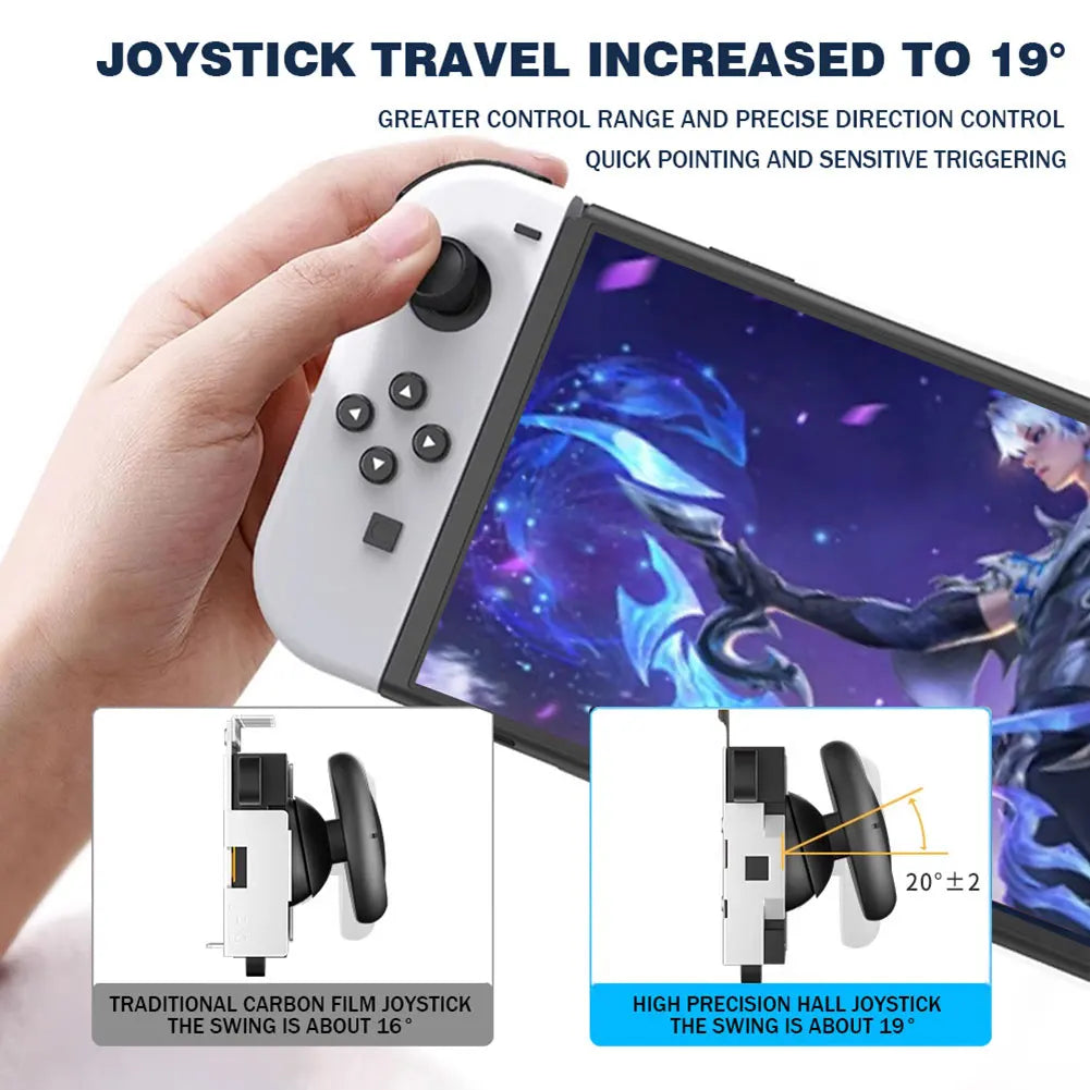 2PCS Hall Effect Joystick for Switch JoyCon Controller 3D Analog Stick Sensor Potentiometer Module For Switch Lite Switch OLED Zpaxo