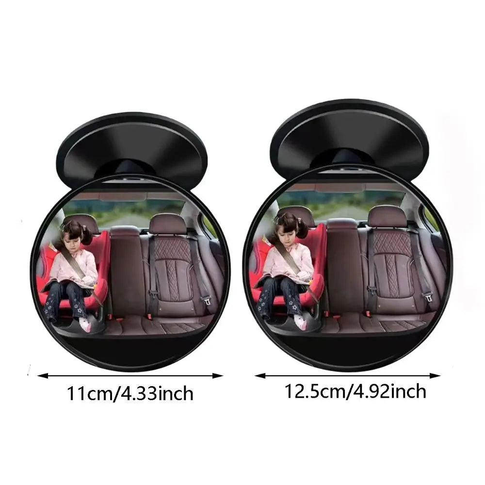 360 Degree Rotation Blind Spot Mirror Universal Suction Cup Car Zpaxo