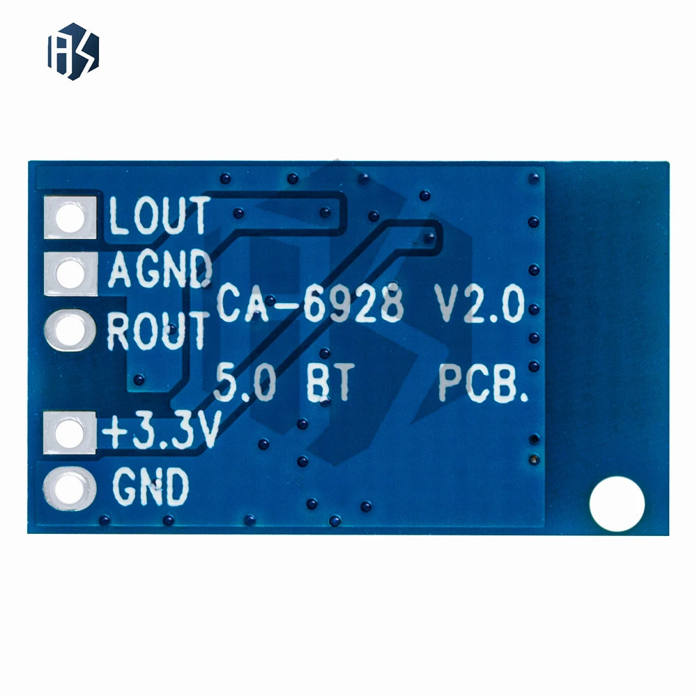 CA-6928 Mono Bluetooth 5.0 Audio Module 3.3-8V Wireless Music Player Speaker Receiver Modified Amplifier Board Zpaxo