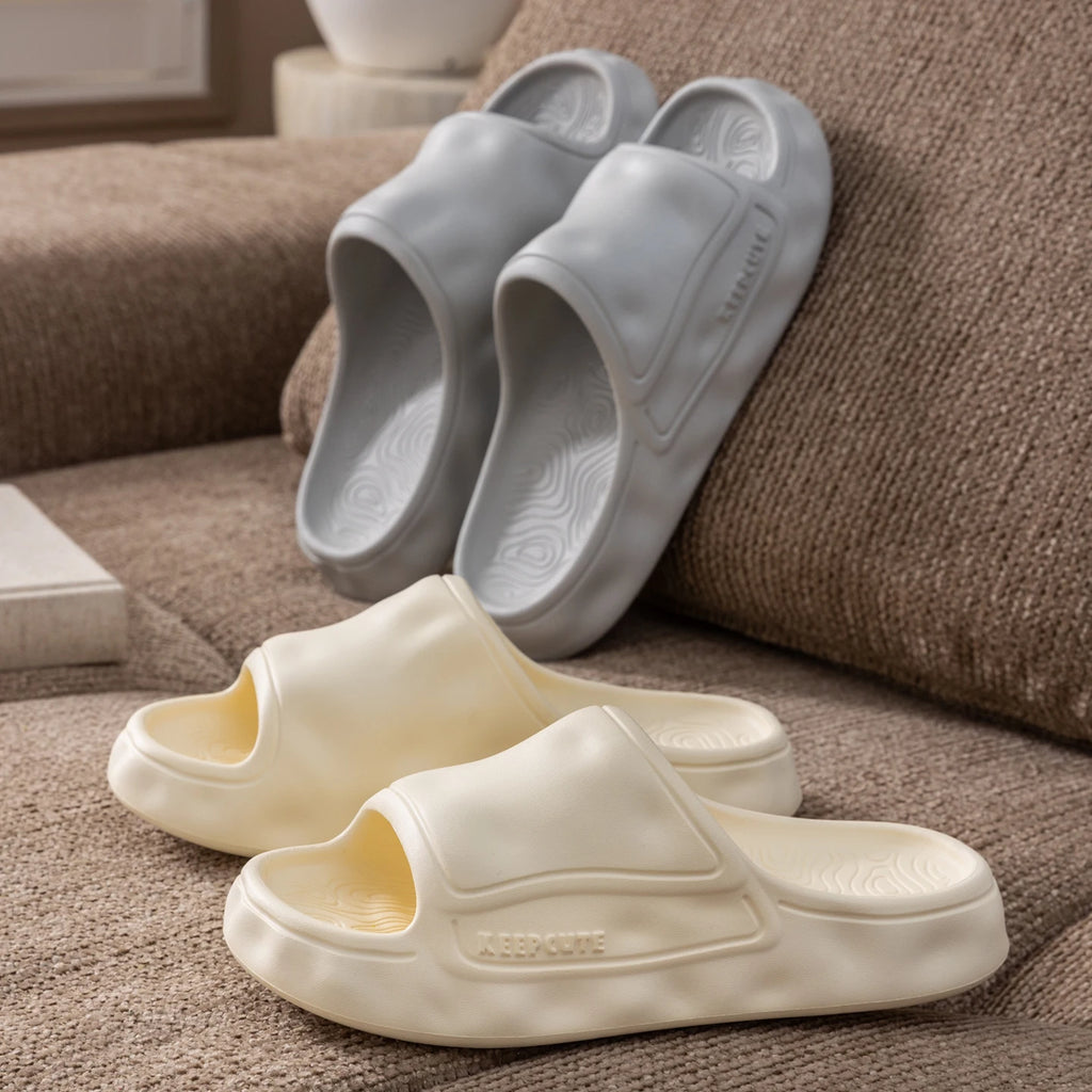 Women's Summer Slide Sandals Thick Sole Soft Lightweight Indoor