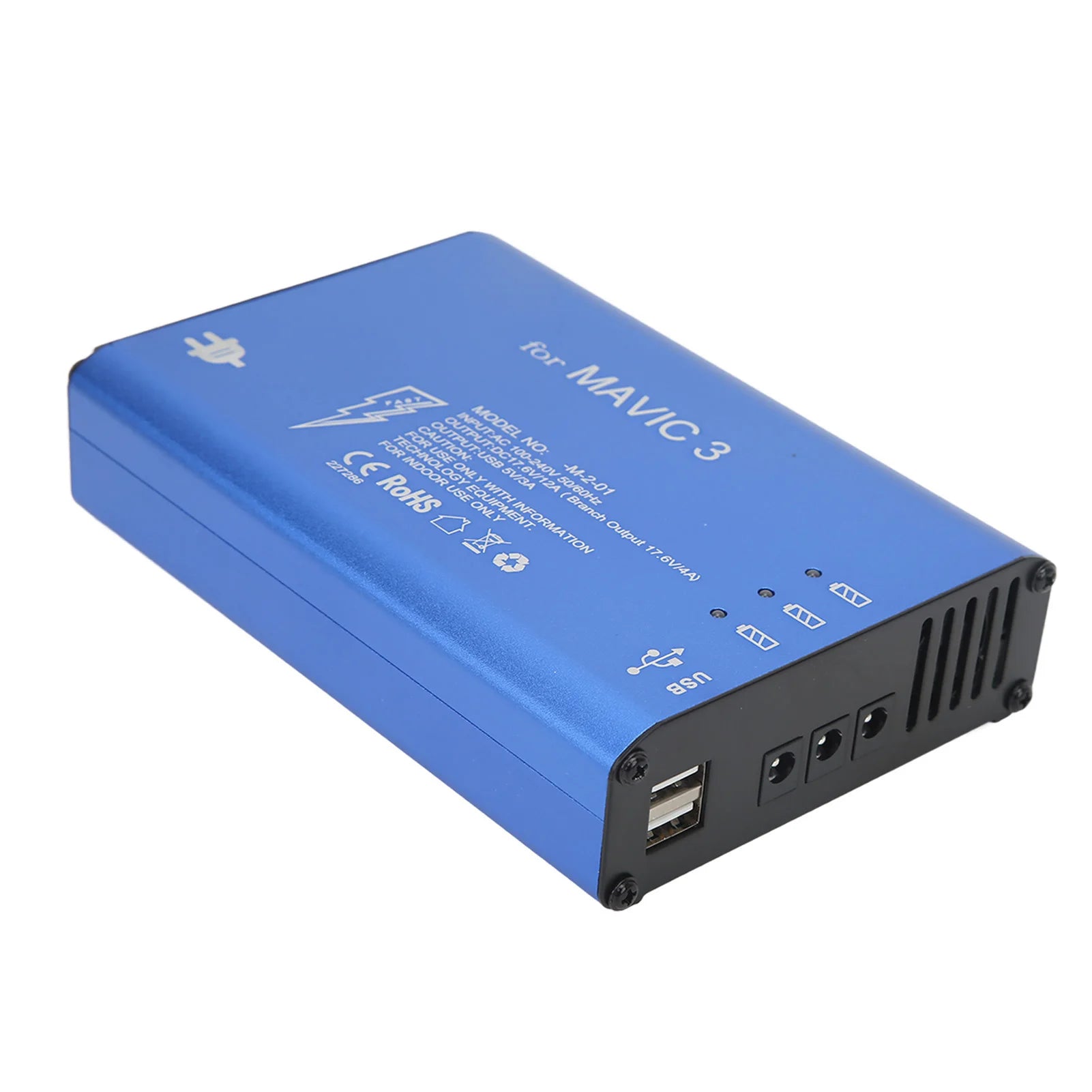 Drone Battery Aluminum Alloy Electronic Components Blue UAV Charging