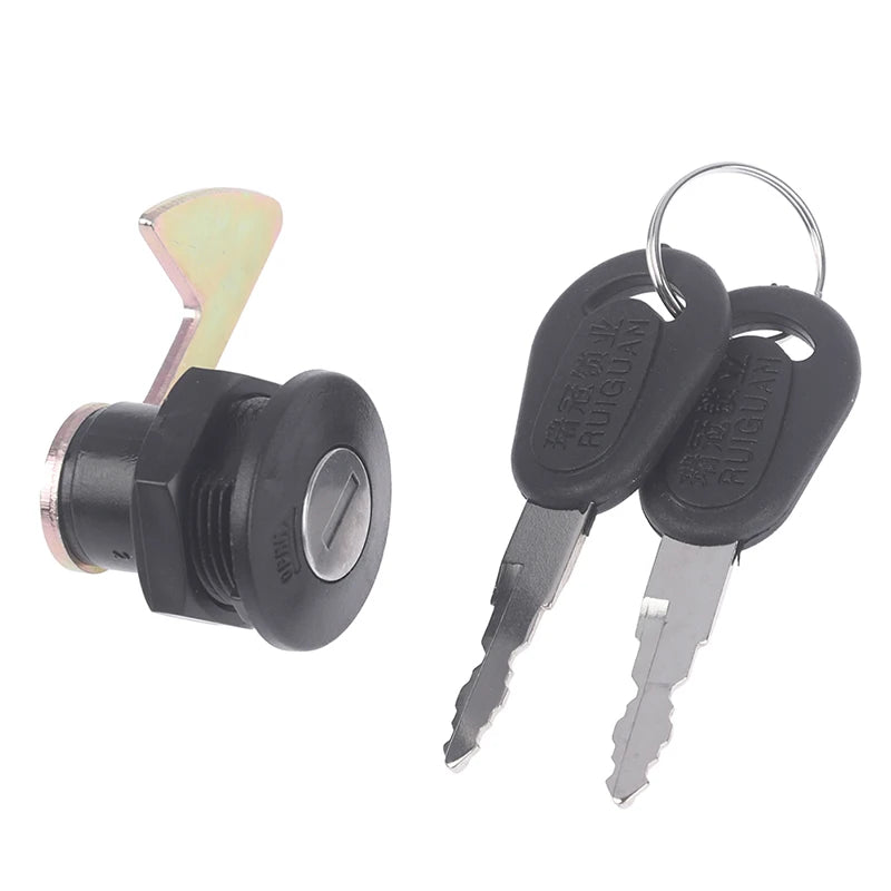 Motorcycle Scooter Rear Trunk Box Lock with 2 Keys – Metal