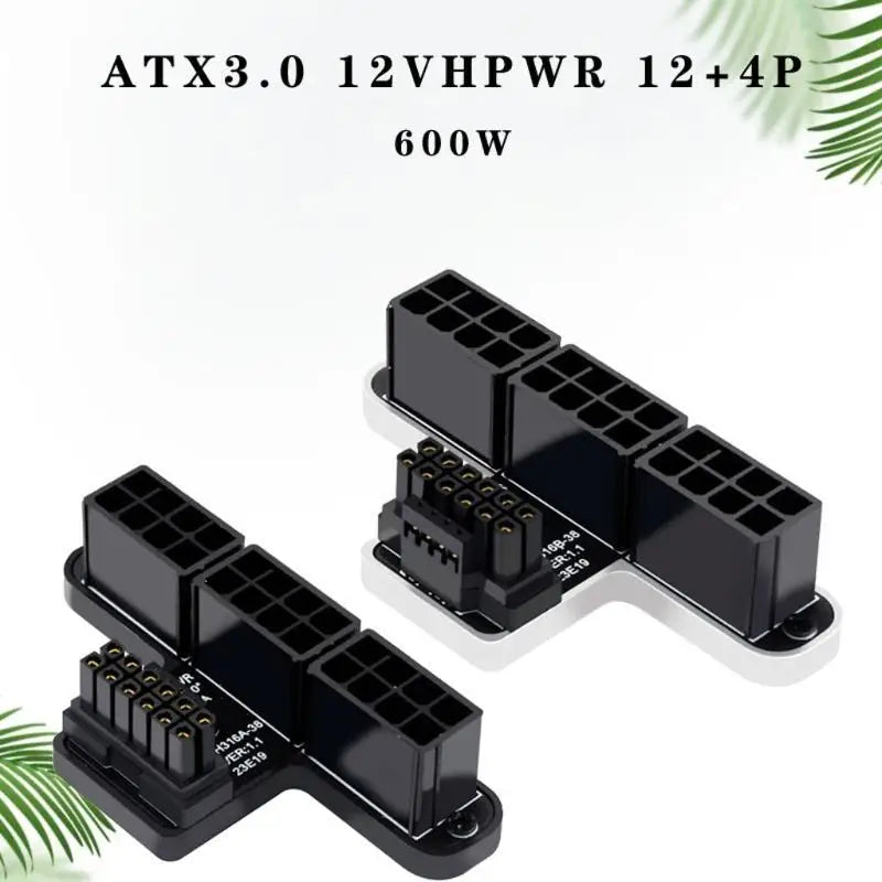 652F ATX3.0 12VHPWR 12Pin+4Pin to 3x8Pin 600W Power Adapter for Desktops Convert 3x8P to 40 Series Graphics Card Zpaxo