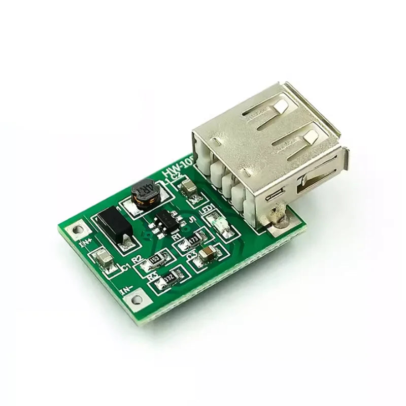 DC-DC boost module (0.9V~5V) up to 5V 600MA USB boost circuit board mobile power boost Zpaxo Green board