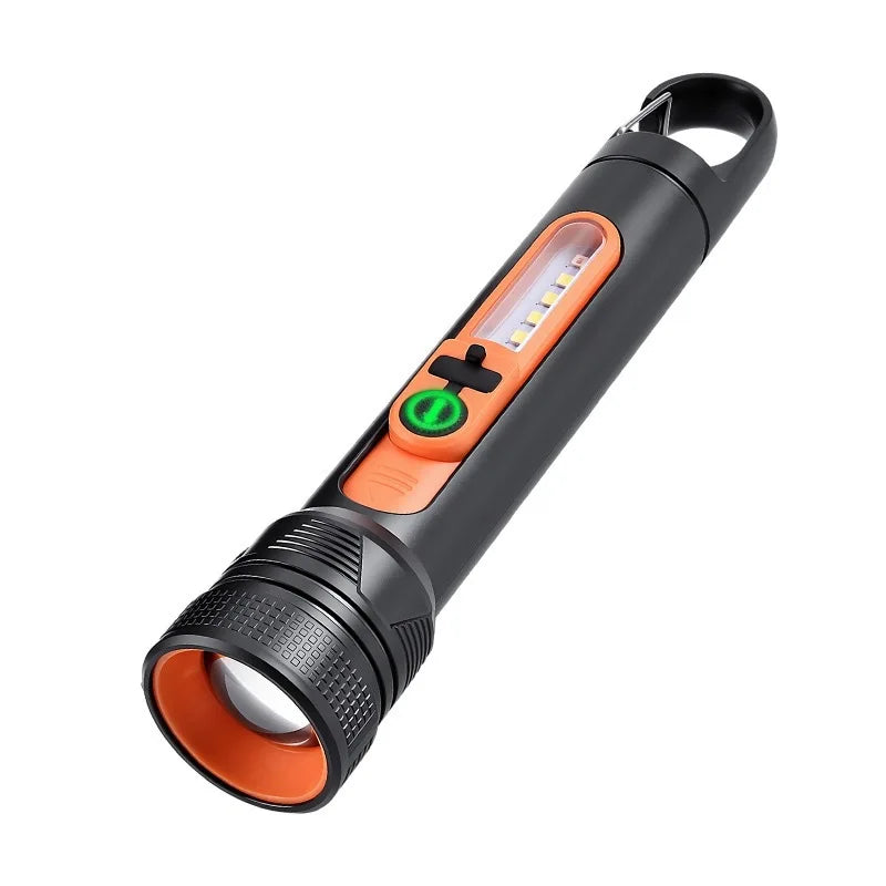 ESMARTER Zoomable Rechargeable Flashlight – 500m Torch