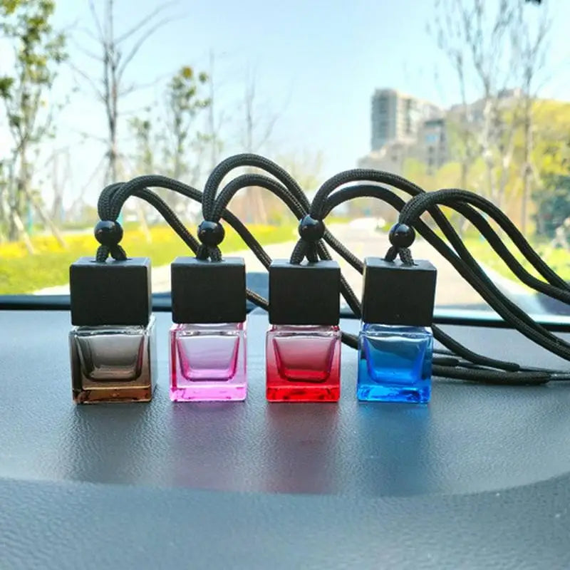 Black Cover Empty Essential Oil Diffuser Bottle Car Air Purifier