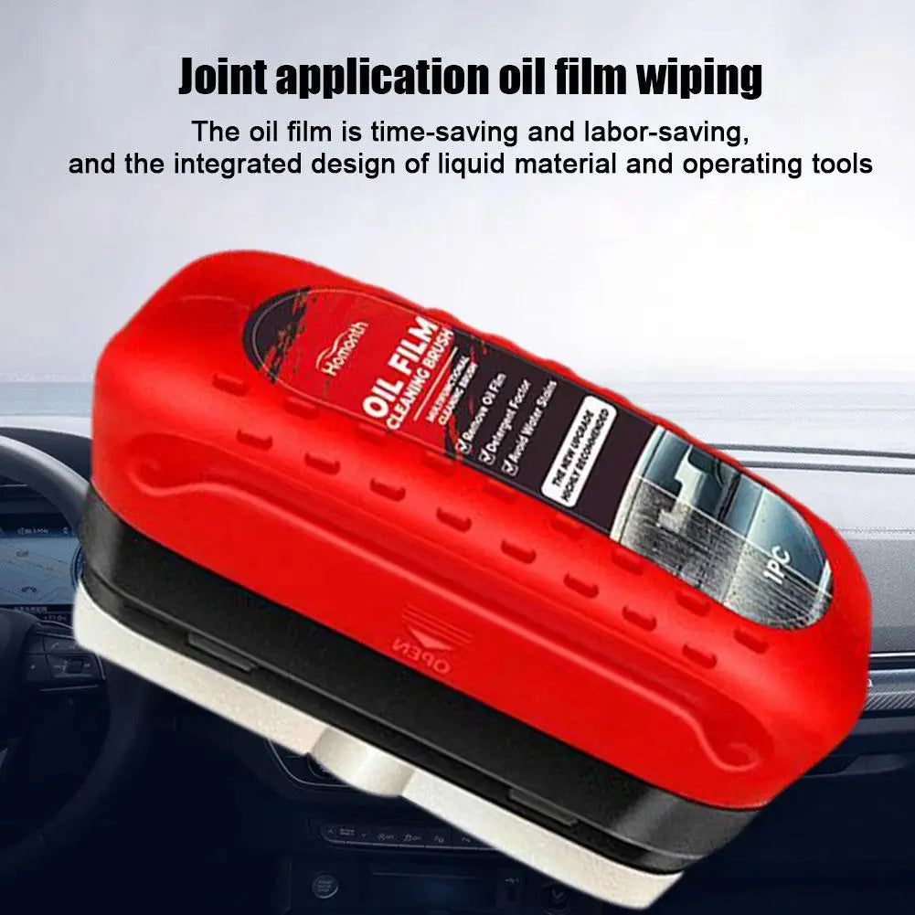 Auto Windshield Inner Glass Oil Film Remover Strong Dirt Cleaning Brush Restore Glass Luster Improve Driving Safety In Rainy Day Zpaxo