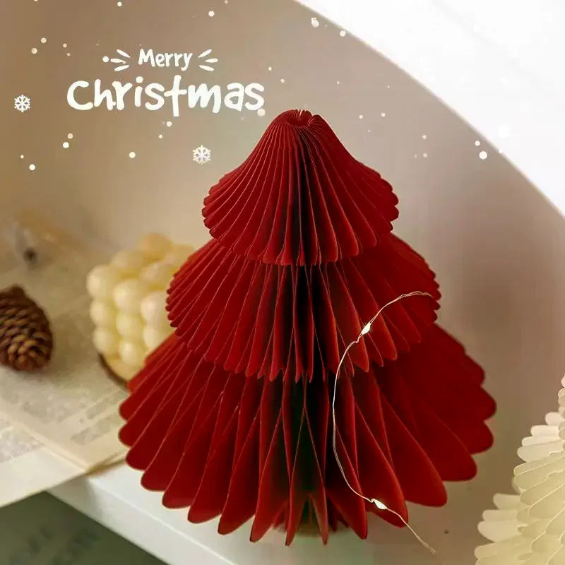 3D Honeycomb Paper Christmas Ornament Ball – Foldable Hanging Christmas Ornament Zpaxo