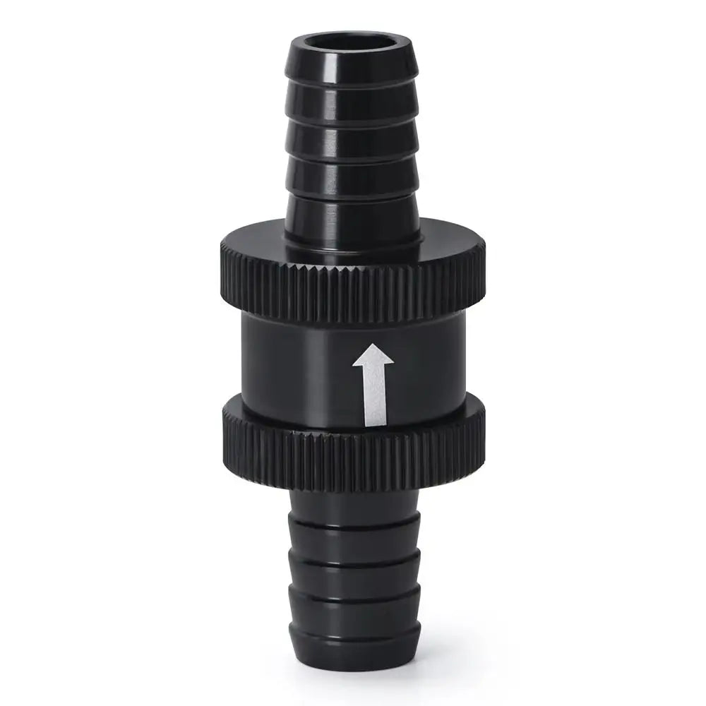 Aluminum Alloy One Way Check Valve 4/6/8/10/12/14MM NRB Rubber O Ring Fuel Check Valve Leak-proof 304 Stainless Steel Spring Zpaxo