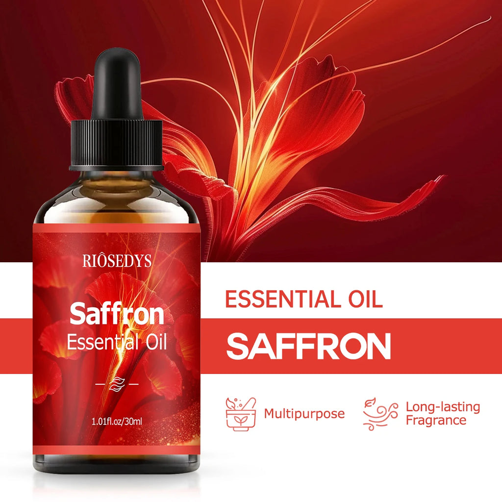 Saffron essential oil natural fragrance, is suitable for body massage treatments ,hair care anddiffuser Zpaxo