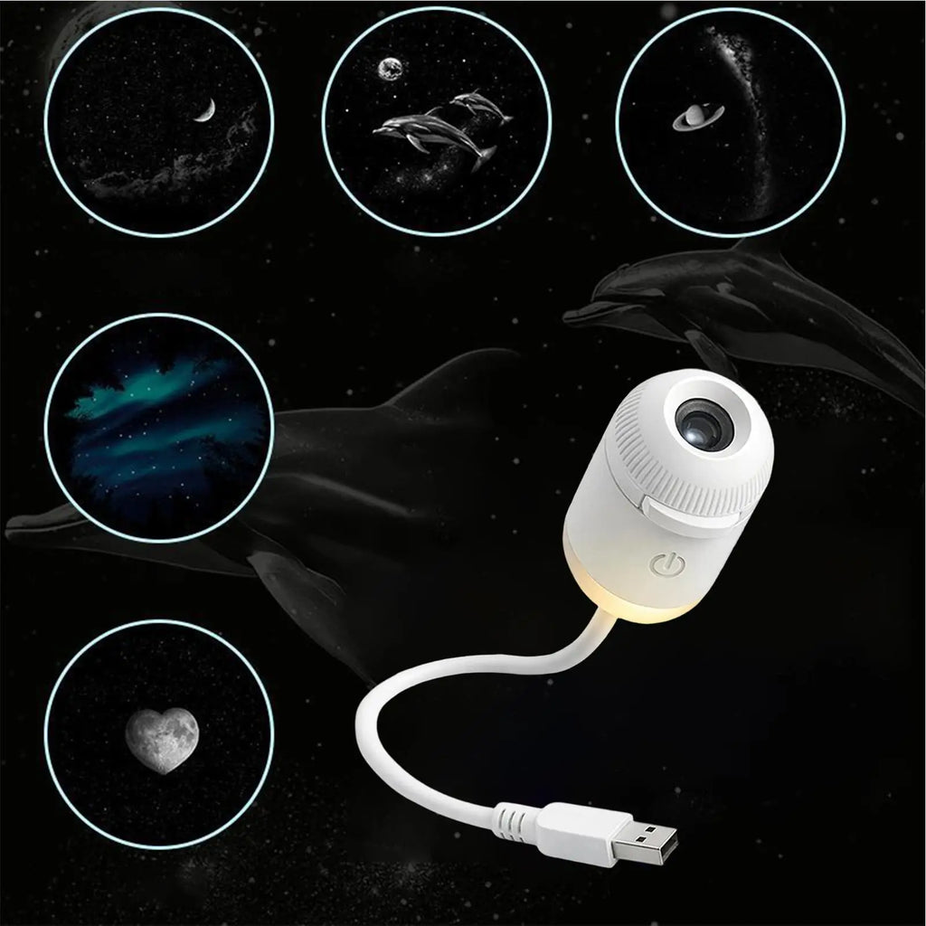 Projector Night Light 1 360 Rotation Adjustable Brightness Star Sky