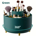 5-Slot 360° Rotating Makeup Brush Holder & Desk Organizer Makeup Brush Organizer Zpaxo 360 Green