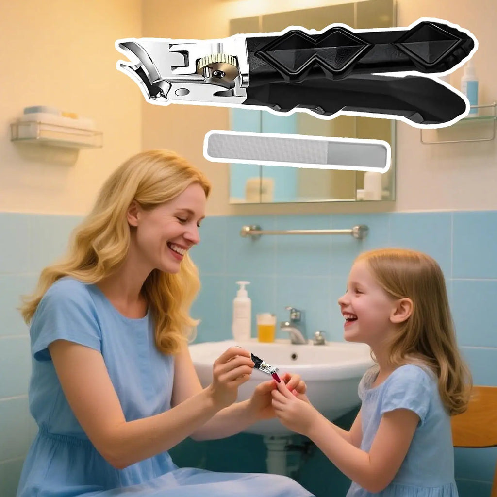 45° Slant Edge Nail Clipper – Wide Jaw Stainless Steel Trimmer Nail Clipper Trimmer Zpaxo