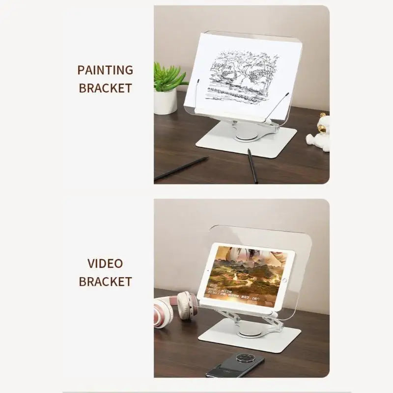 652F Multifunctional Acrylic Stand Foldable 360 Rotating Option Zpaxo