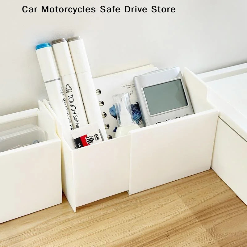 Adjustable Drawer Divider Plastic Storage Organizer Kitchen Bathroom