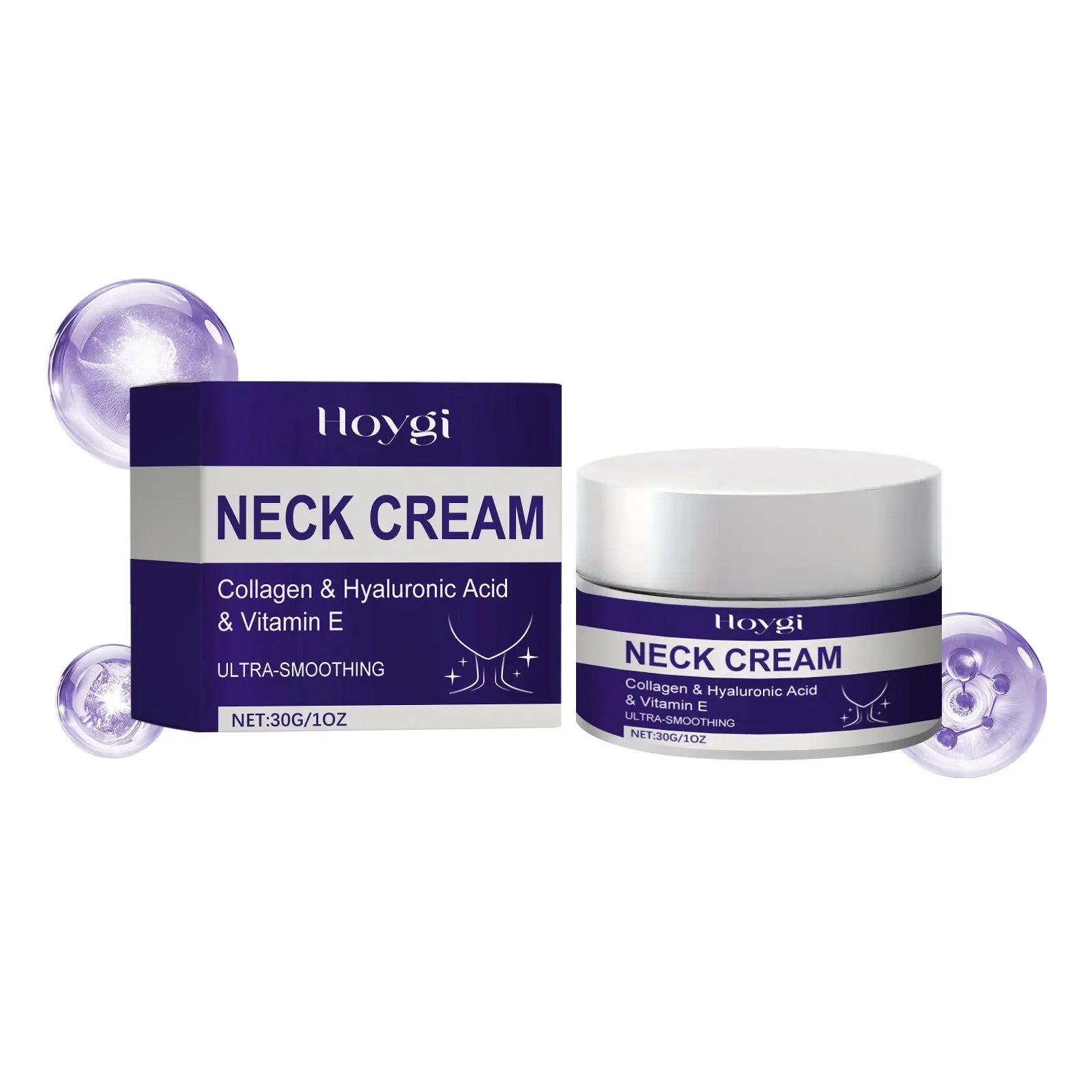 Hoygi Neck Firming Cream – Wrinkle & Double Chin Reducer Neck Firming Cream Zpaxo 30g Boxed