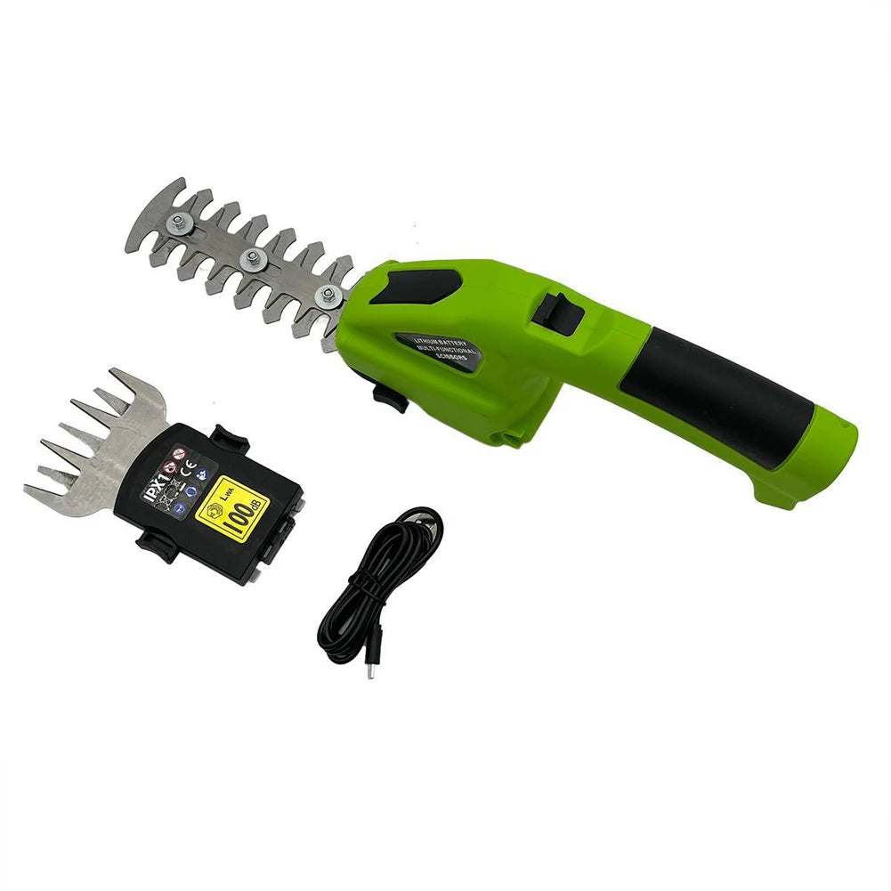 1 Cordless Electric Hedge Trimmer Rechargeable Grass Weeding Pruning