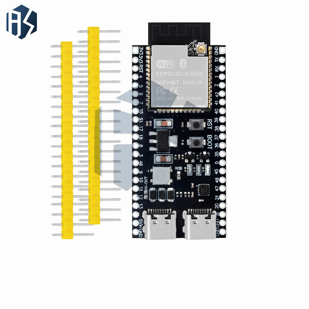 ESP32-S3-Dev-KitC-1 ESP32-S3 WiFi Bluetooth-compatible BLE 5.0 Mesh Development Board ESP32 Wireless Module for Zpaxo