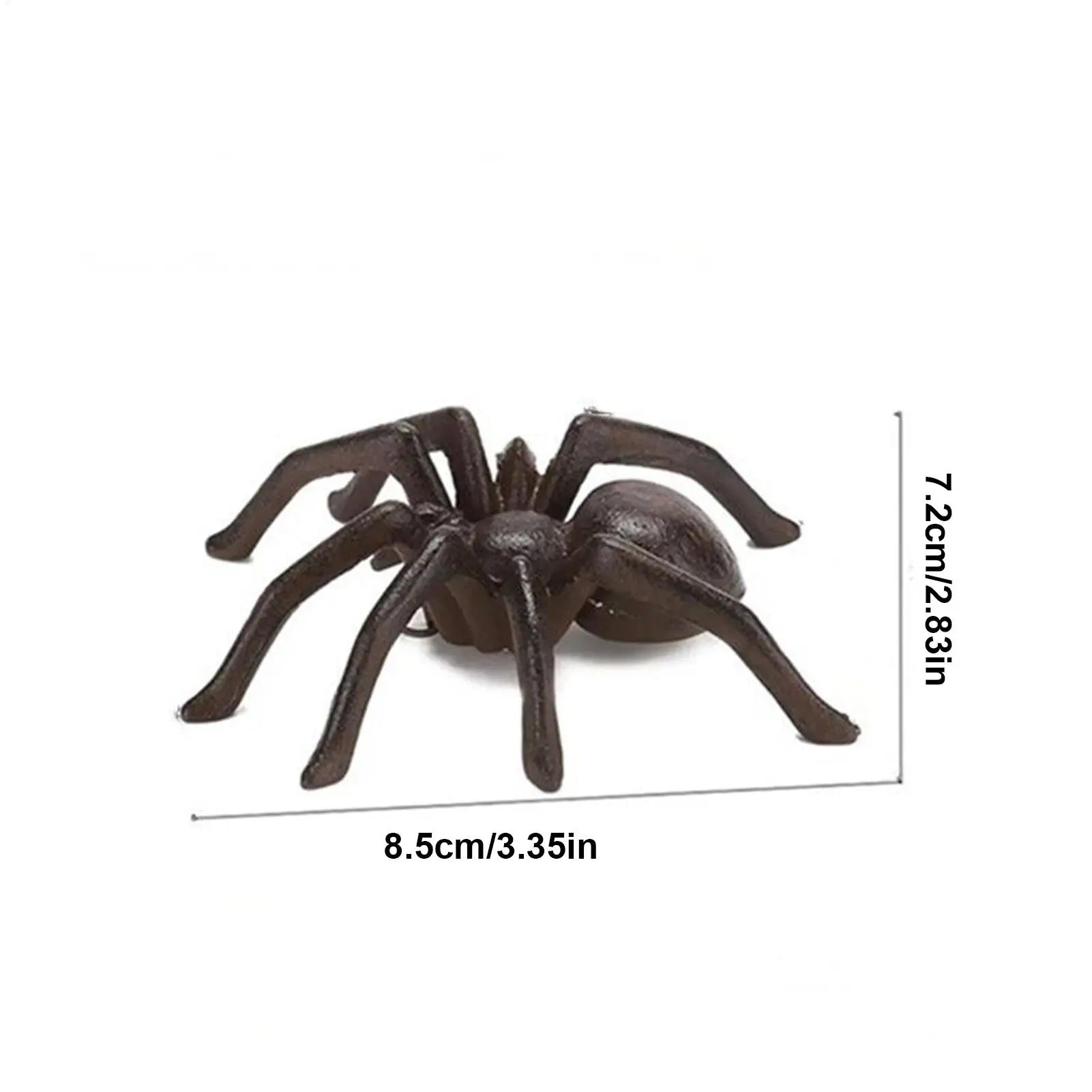Halloween Spider Figure Seasonal Scene Prop Statue Cast Iron Mantel