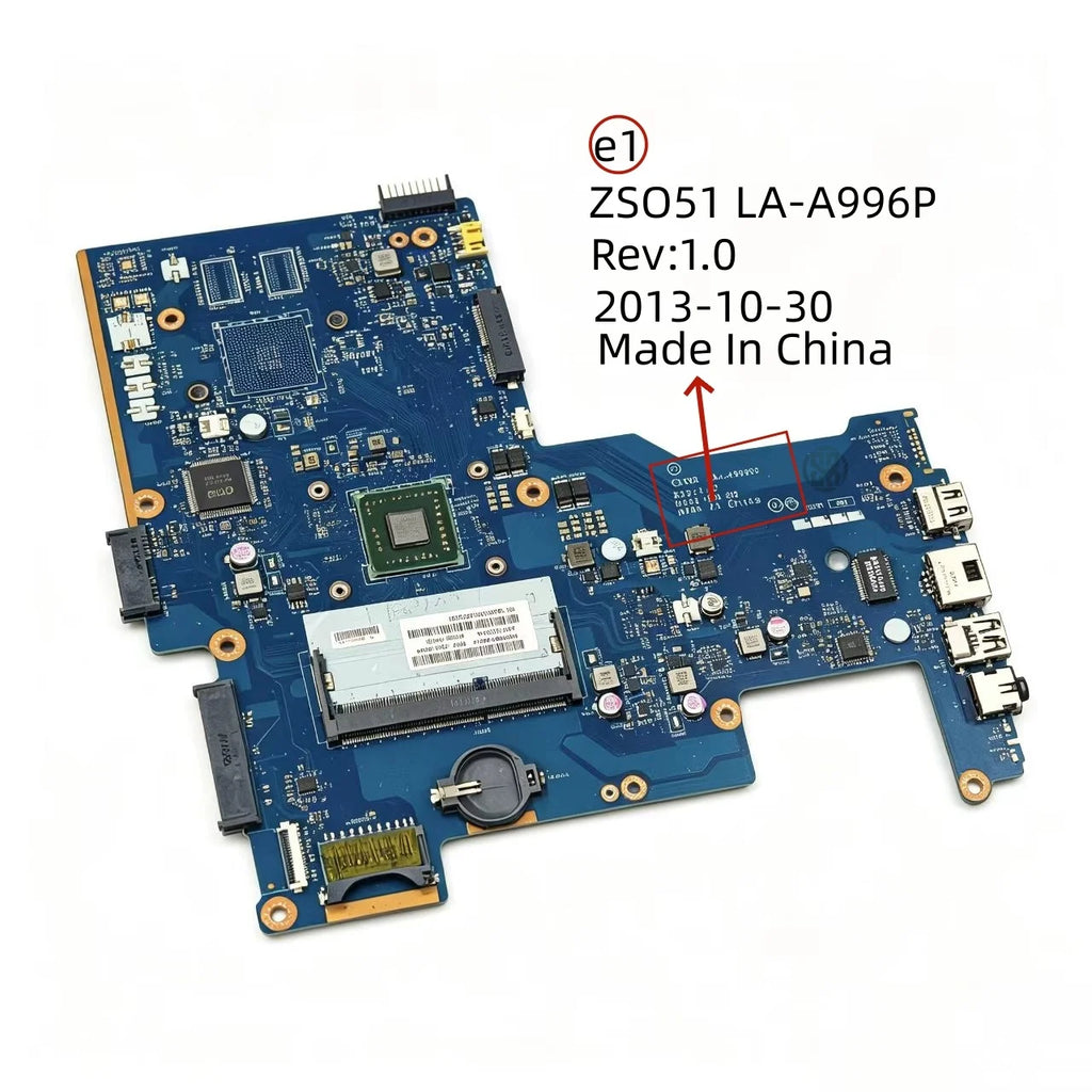 LA-A996P Laptop Motherboard SPS 749659-501 752878-501 HP 15-G 250 G3