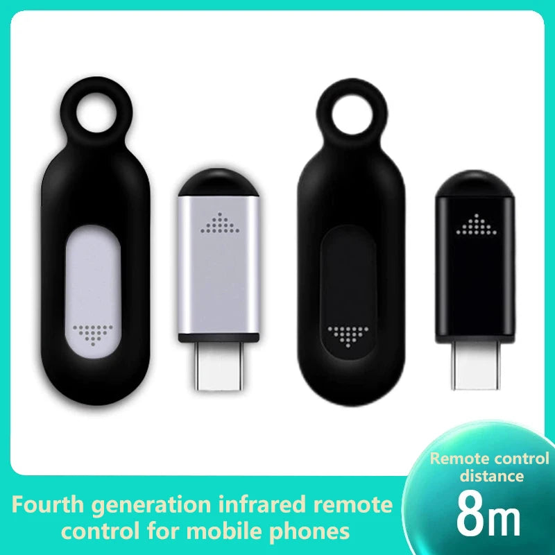 Universal Type-C IR Transmitter Mini Remote for Smartphone IR Remote Transmitter Zpaxo