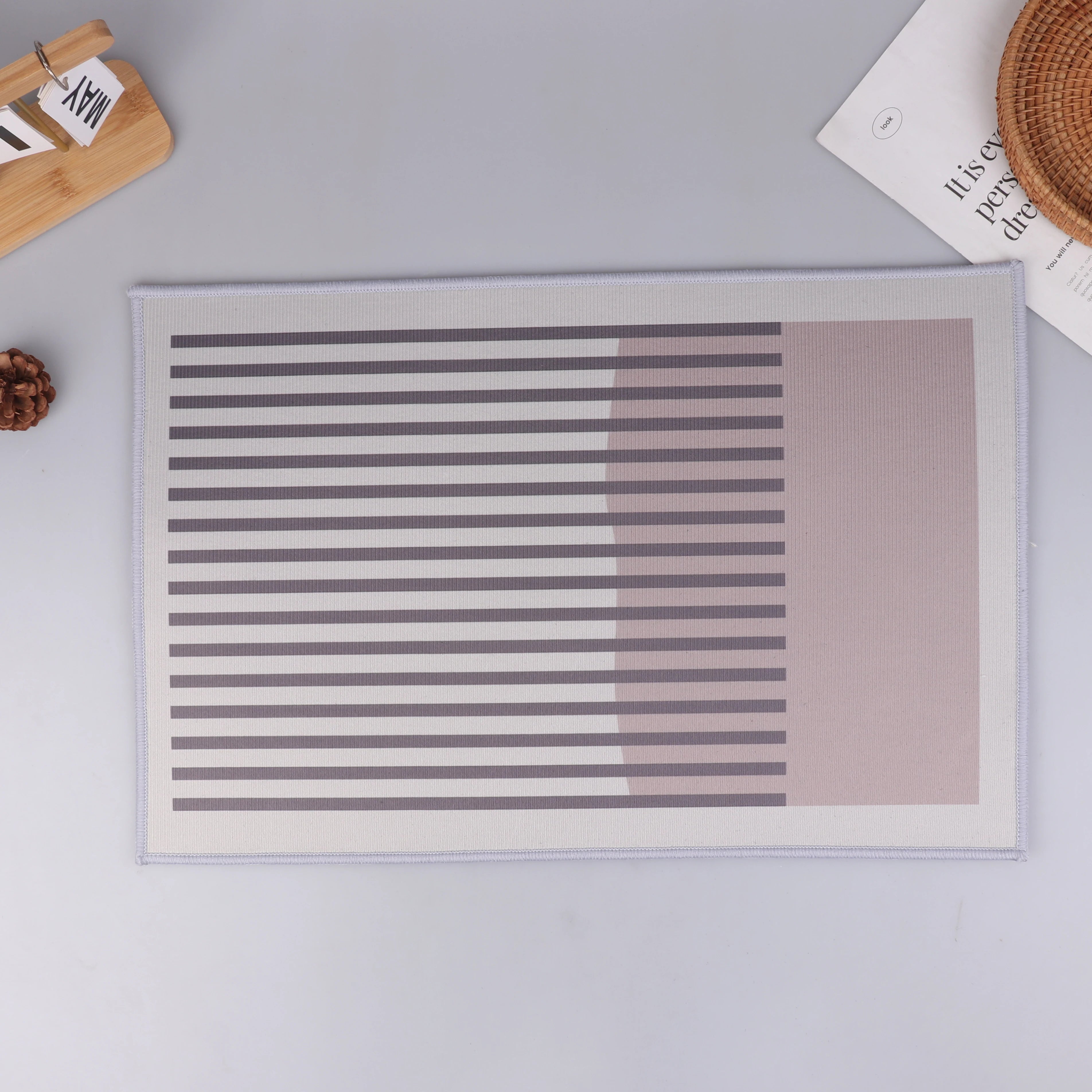Simple Diatomite Bathroom Mat Household Doorway Water-absorbent Zpaxo A7