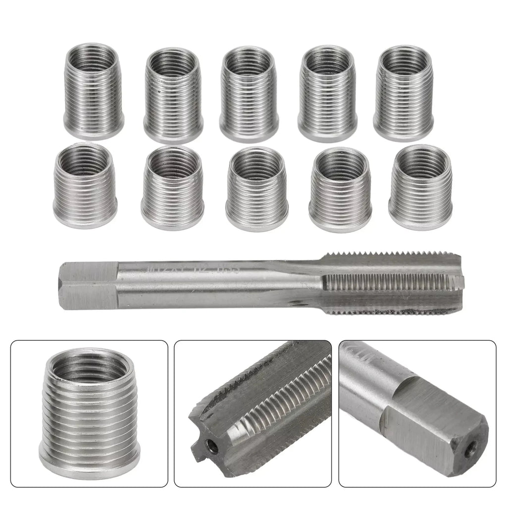 Universal Spark Plug Thread Repair Tools M10x1 0 M14x1 25 Inserts Tap