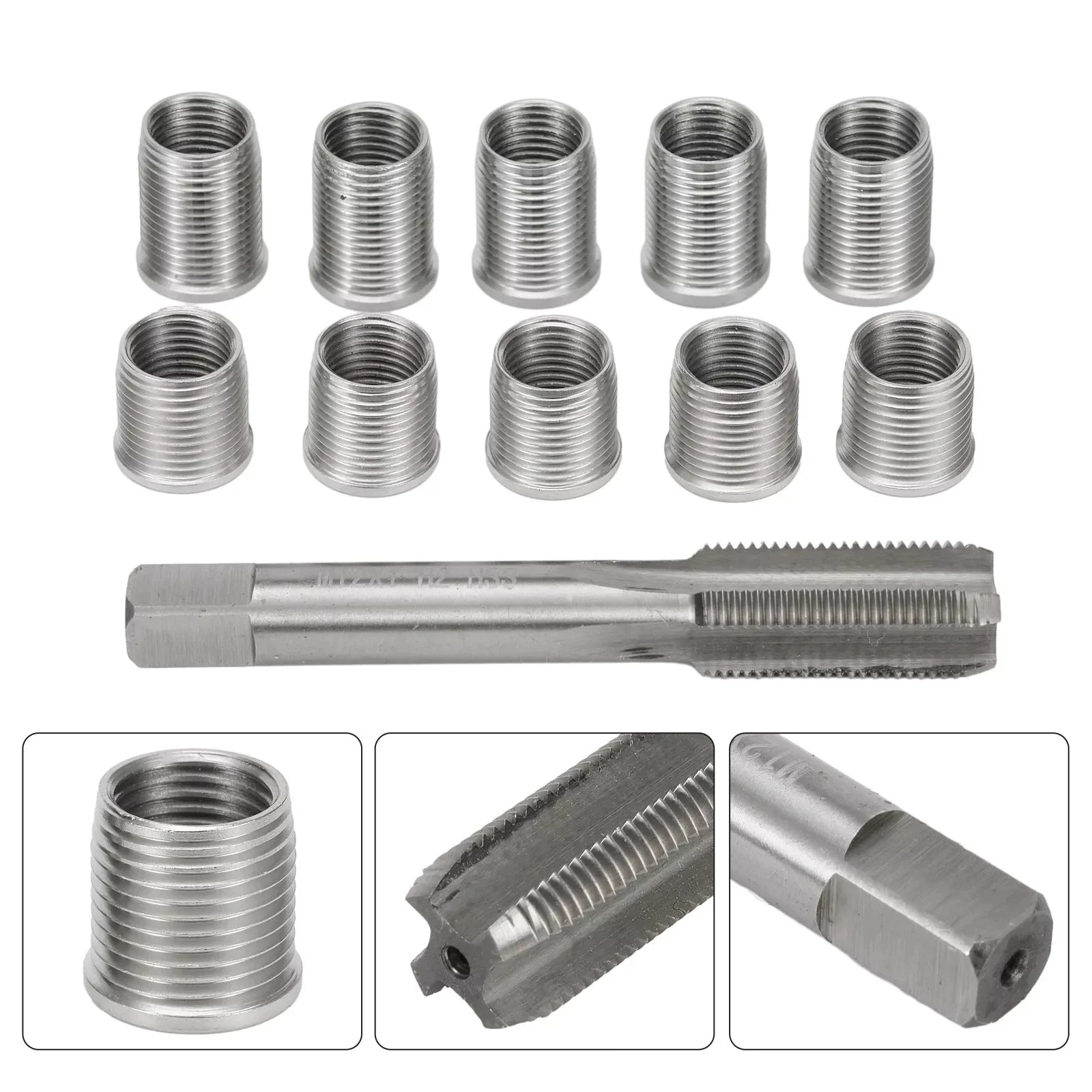 Universal Spark Plug Thread Repair Tools M10x1 0 M14x1 25 Inserts Tap