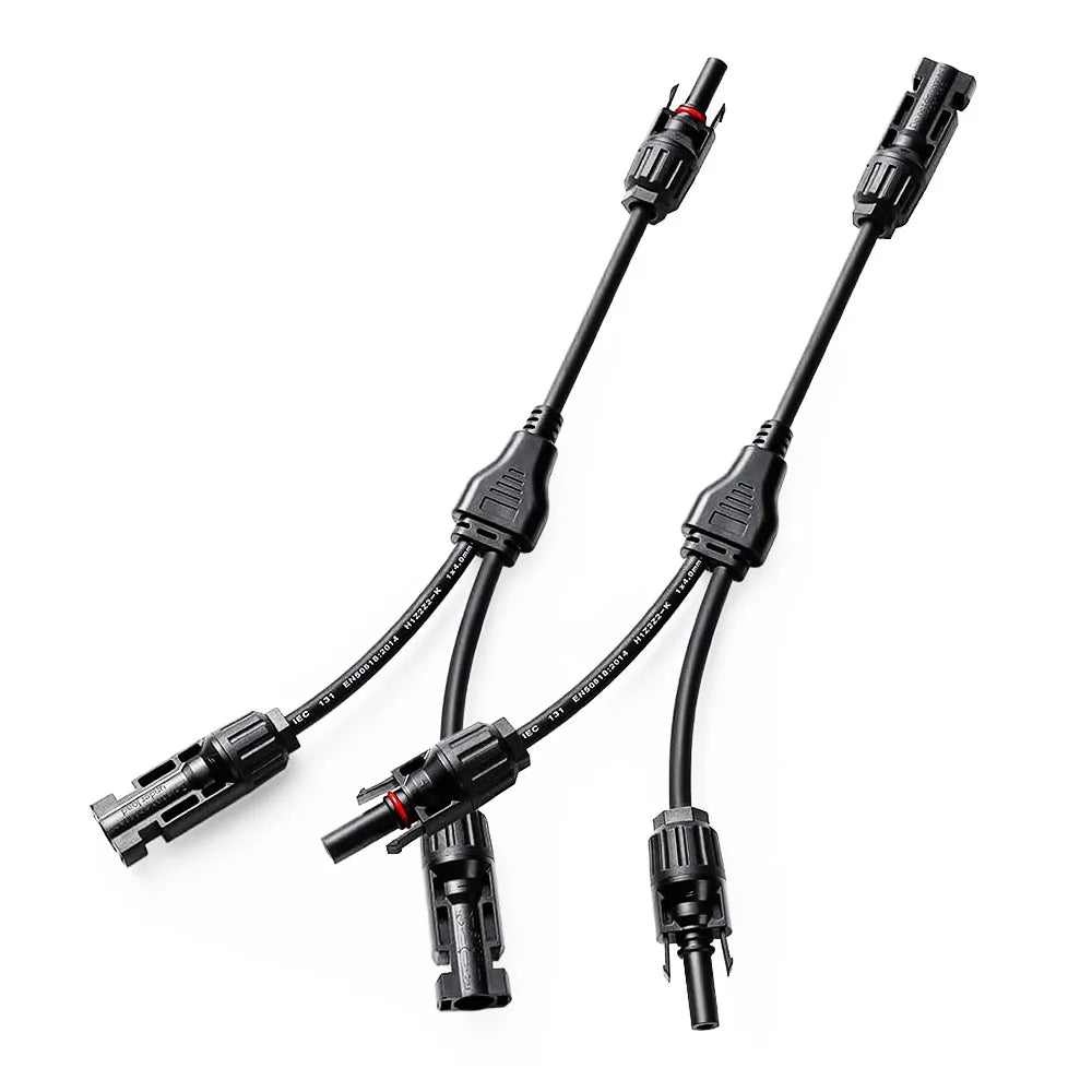 SOECOPO 1 2 MC 4 Cable Branch Connector Multiple Solar Panels