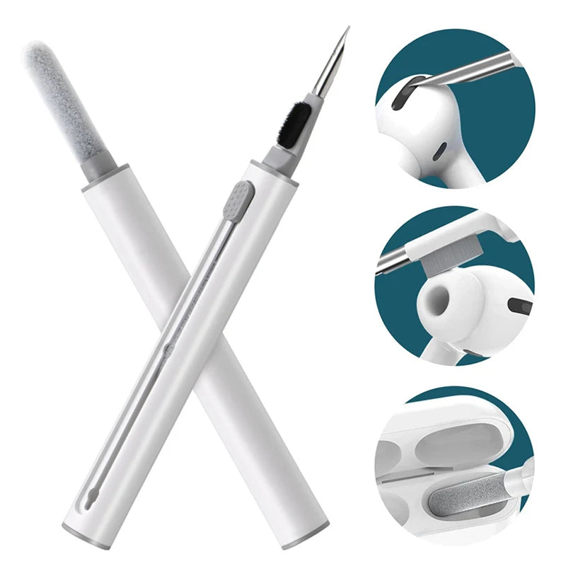 Cleaner Earphones Cleaning Pen Airpods 3 2 1 Case Brush 2-in-1