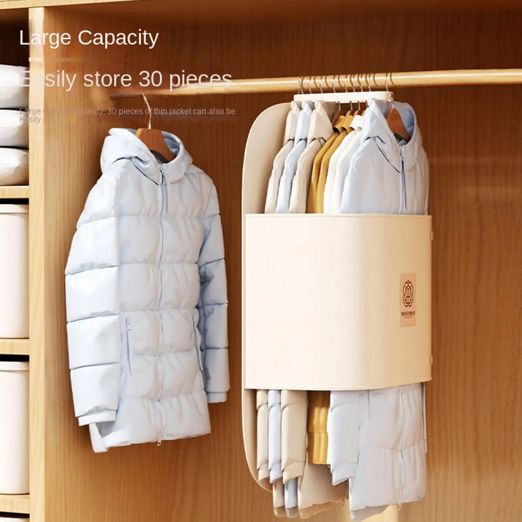 Clothes Compression Storage Board Space Saving Ultra Thin Dustproof Adjustable Closet Garment Press Board for Home Travel Shirts Zpaxo